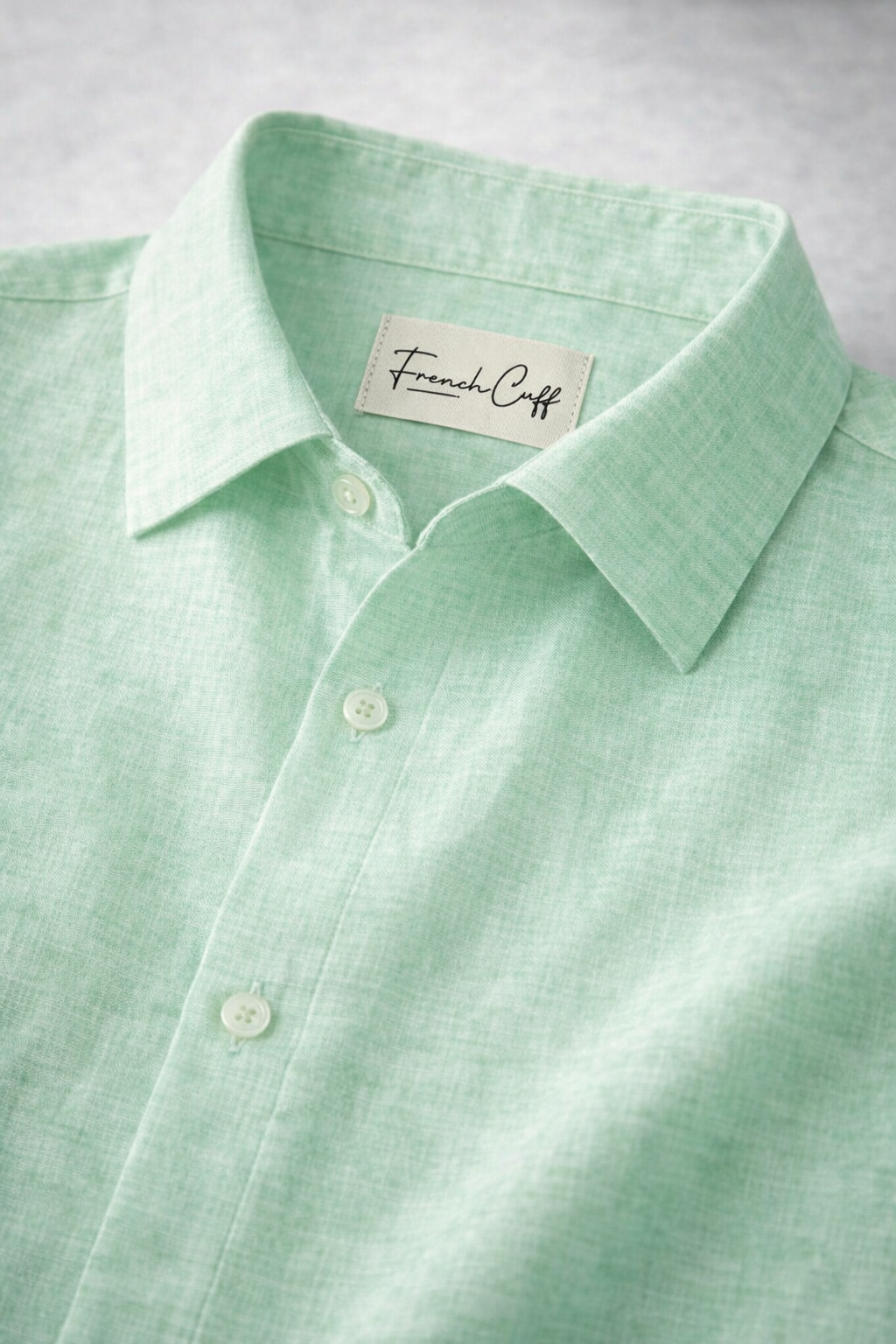 Full Sleeve Men's Pure Linen Minty Green Shirt | Summer Wear
