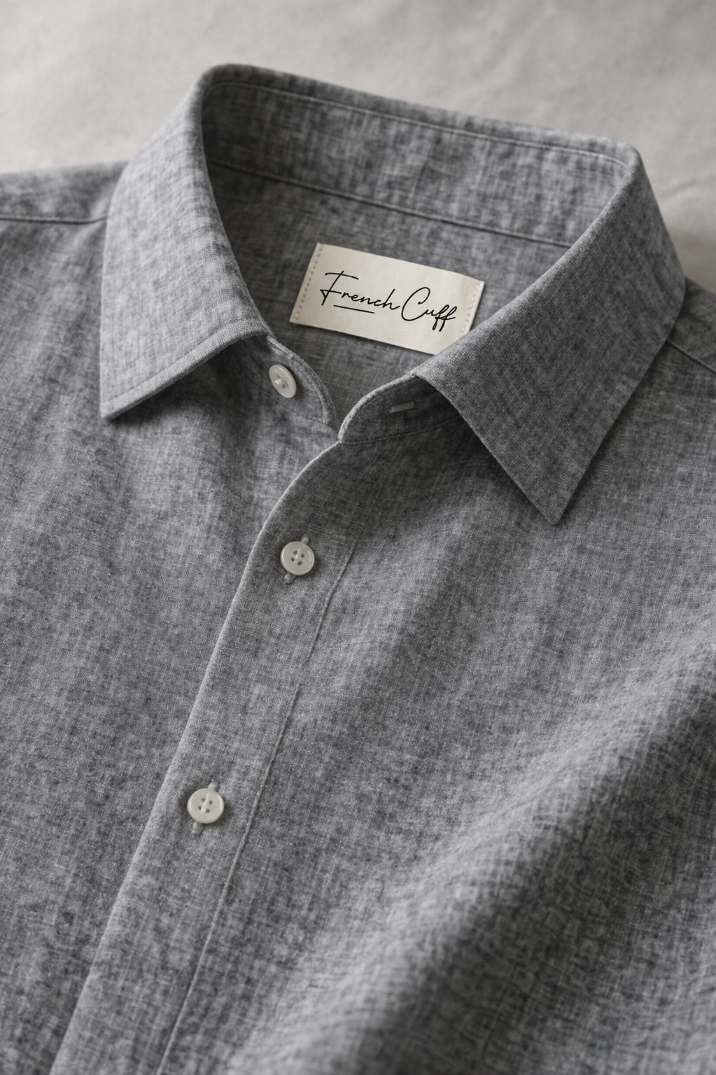 Half Sleeve Men's Pure Linen Dark Grey Shirt | Summer Wear