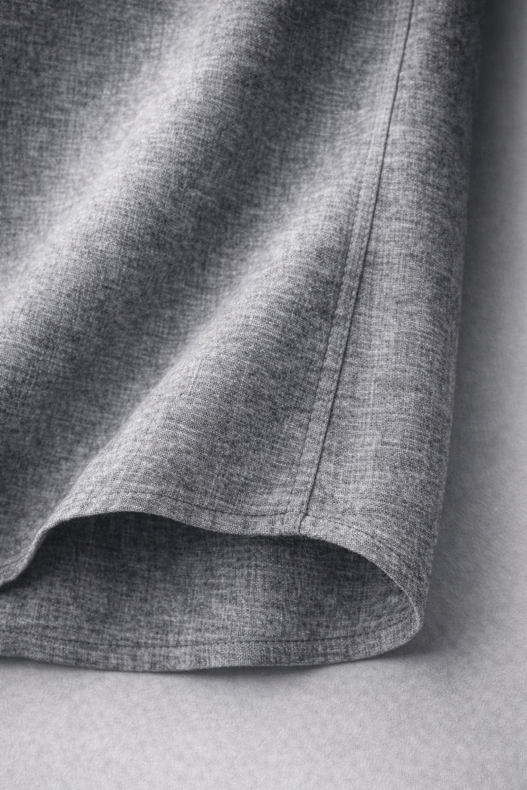 Full Sleeve Men's Pure Linen Dark Grey Shirt | Summer Wear