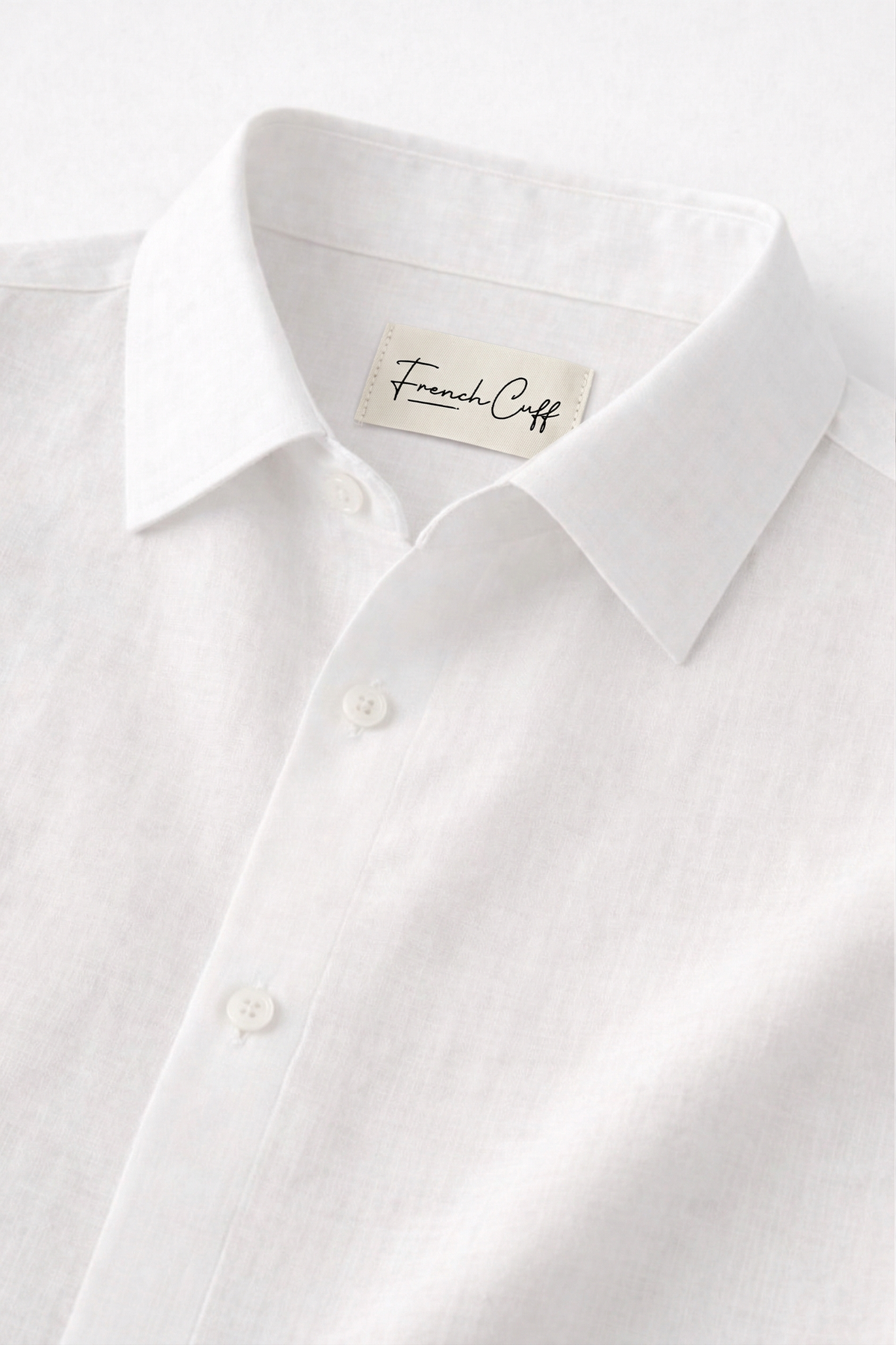 Full Sleeve Men's Pure Linen White Shirt | Summer Wear