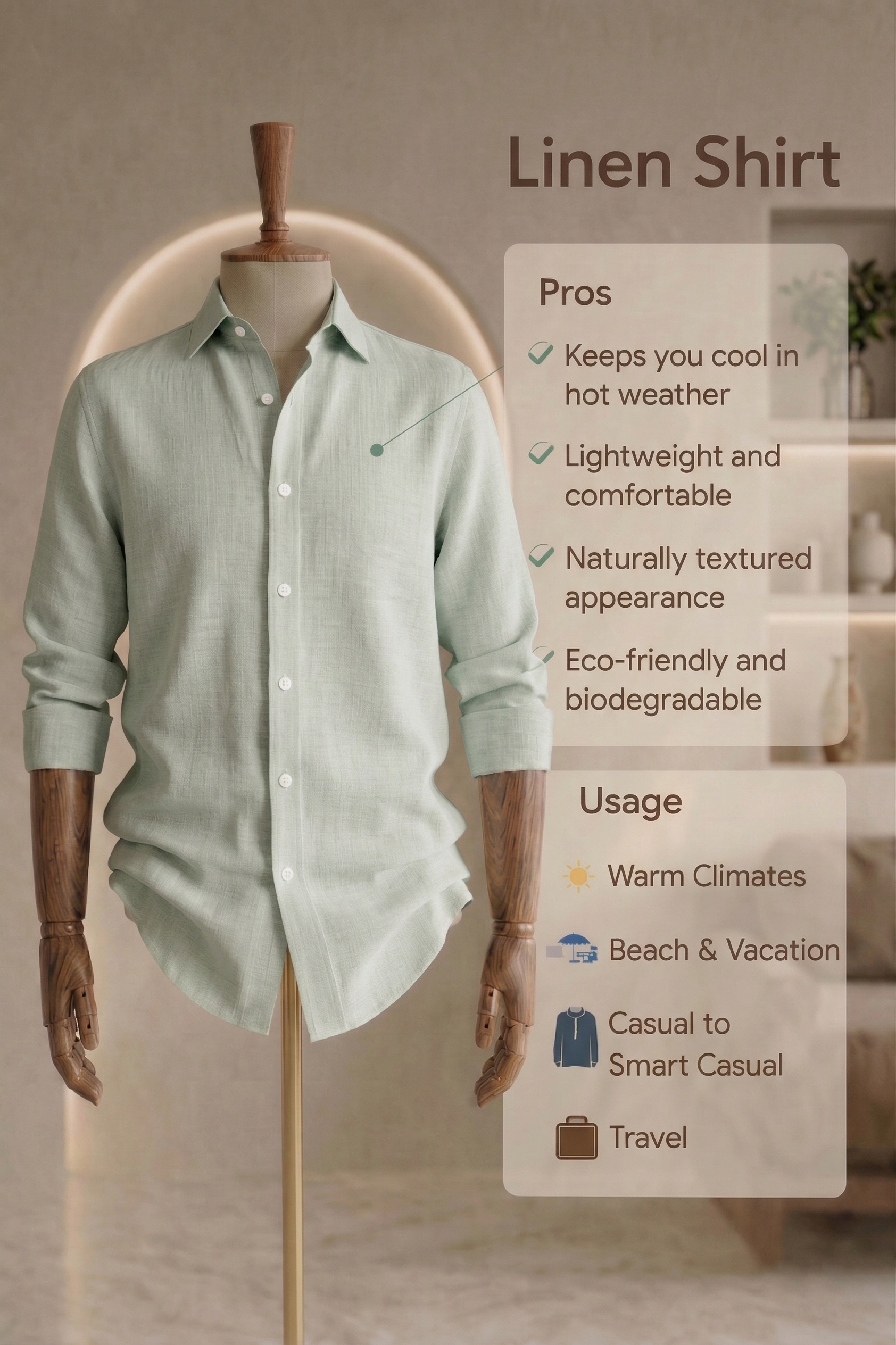 Full Sleeve Linen Pair For Men | Light Grey Linen Shirt with Black Linen Pant