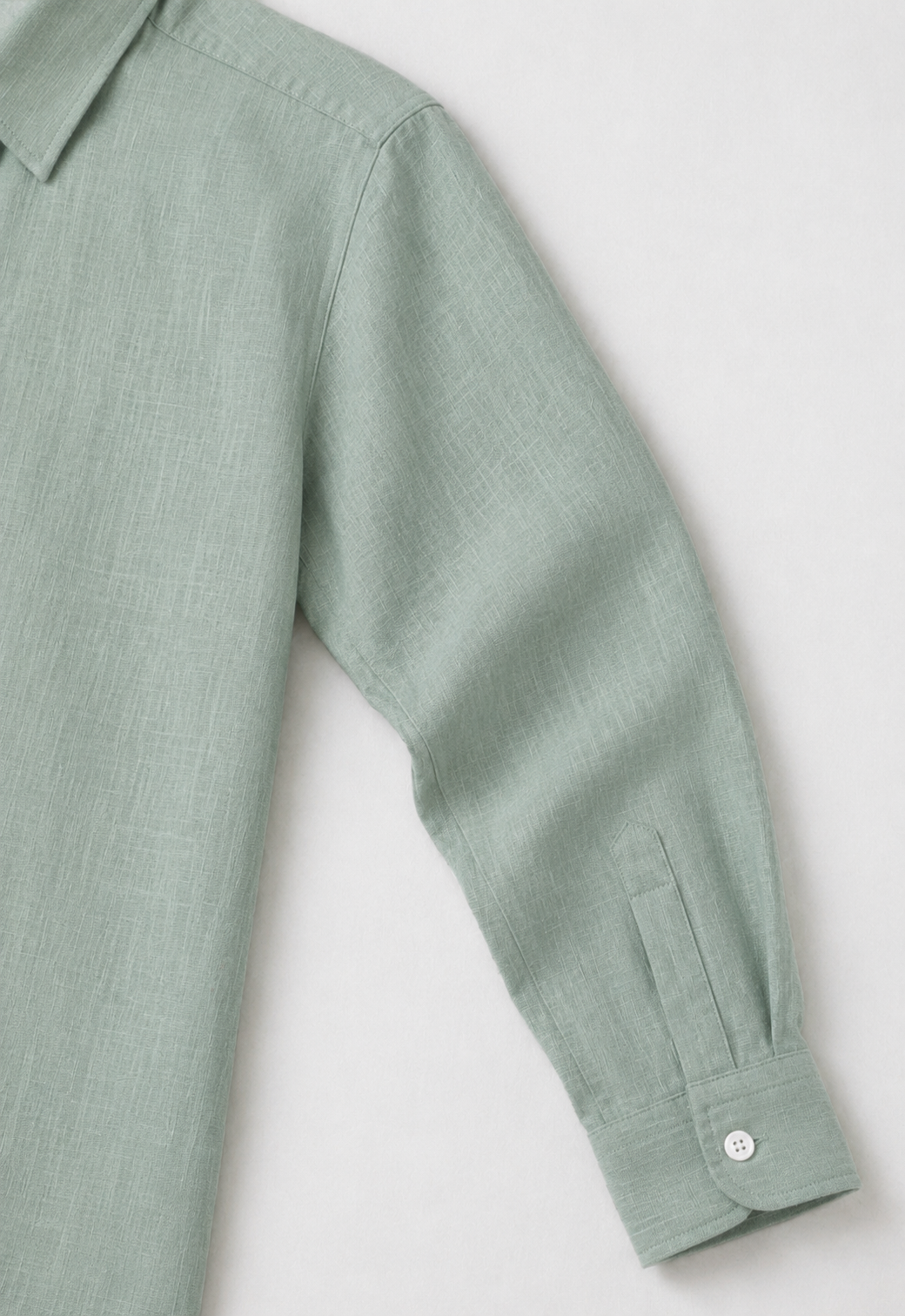 Full Sleeve Men's 100% Belgium Linen Minty Green Shirt | Summer Special