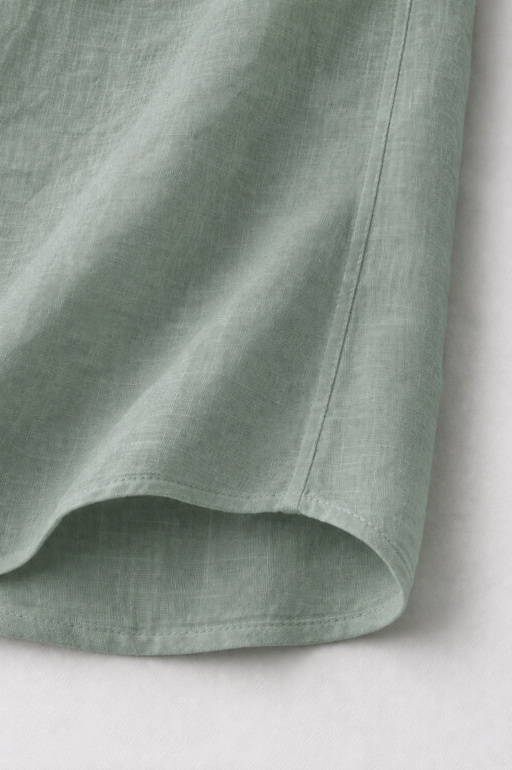 Full Sleeve Men's 100% Belgium Linen Minty Green Shirt | Summer Special