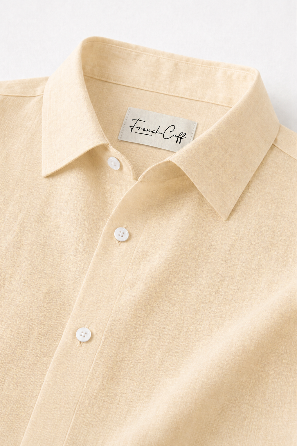 Full Sleeve Men's Pure Linen Khaki Shirt | Summer Wear