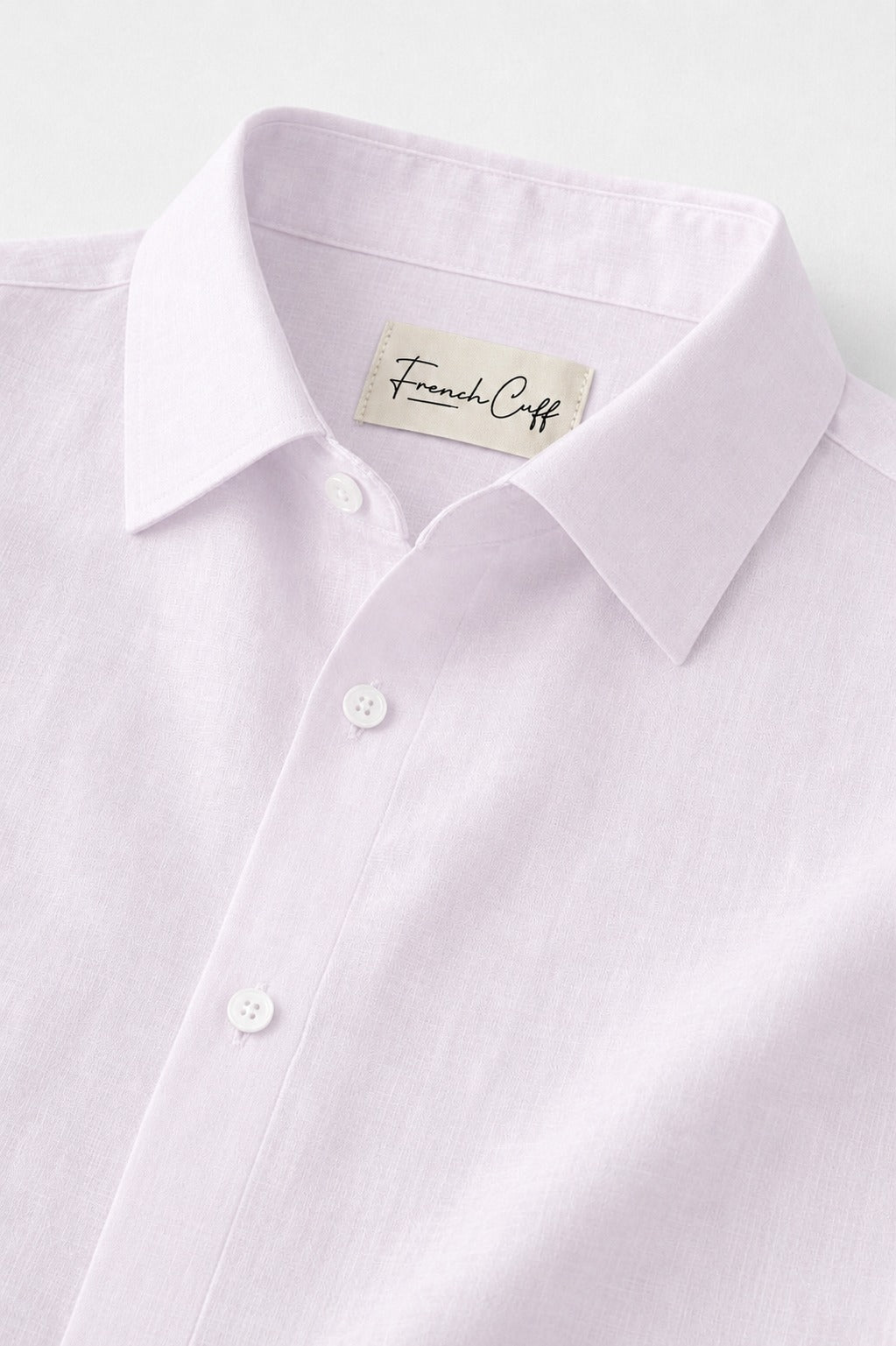 Half Sleeve Men's 100% Belgium Linen Buttery Lavander Shirt | Summer Special
