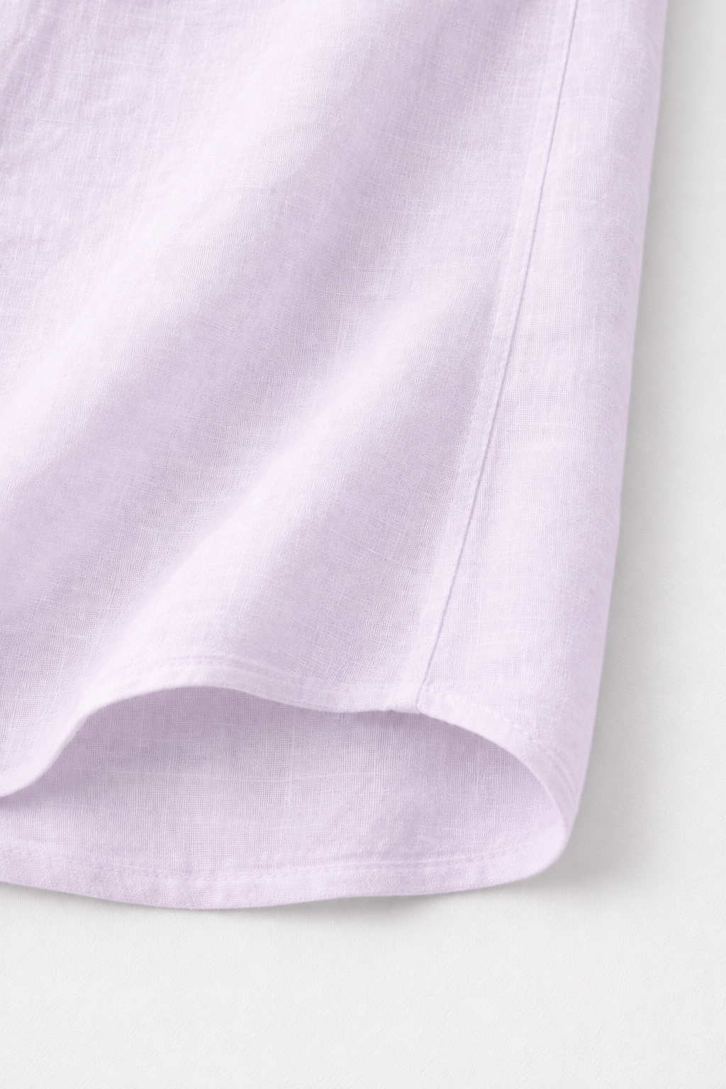 Full Sleeve Men's 100% Belgium Linen Lavander Shirt | Summer Special