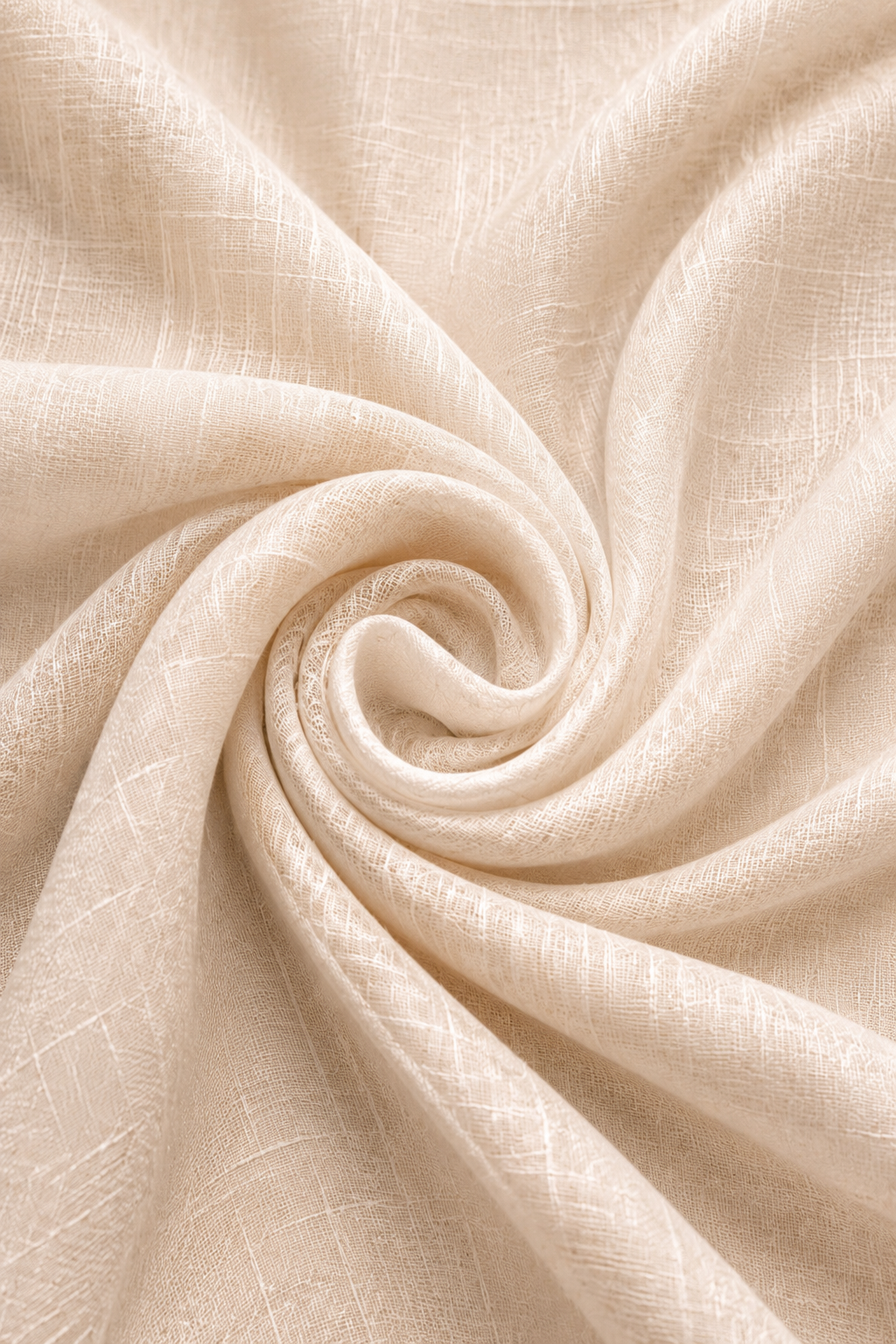 French Cuff 100% Belgium Linen Beige Fabric