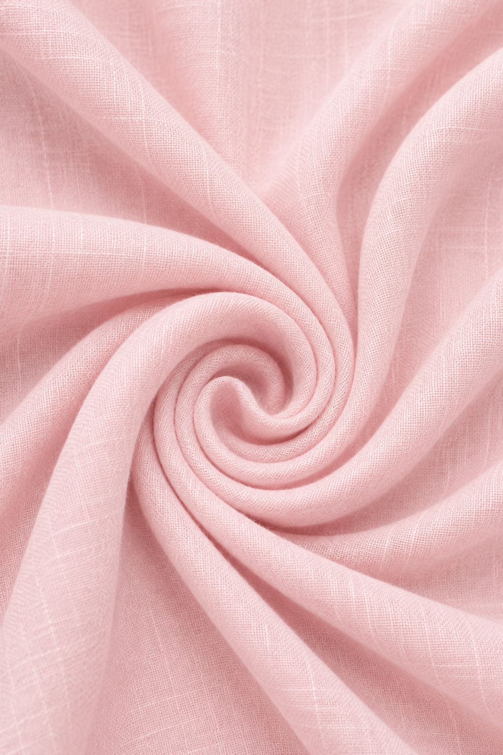 French Cuff 100% Belgium Linen Pink Fabric.
